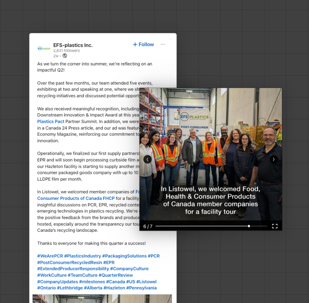 EFS Plastics Social Post 2
